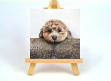 Load image into Gallery viewer, Pet Portrait Painting on Canvas Board