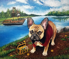 Load image into Gallery viewer, Royal Pet Painting On Stretched Canvas