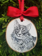 Load image into Gallery viewer, Pet Wood Slice Ornament