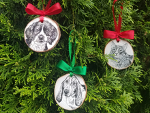 Load image into Gallery viewer, Pet Wood Slice Ornament