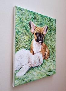 Pet Painting on Stretched Canvas